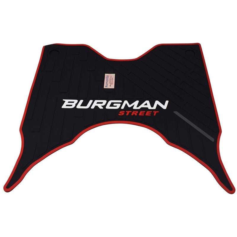 Ramanta Washable Soft Rubberized Floor Mat/Foot Mat Compatible for Burgman Street BS6 (1 PC, Multi-Colored) - Image 2