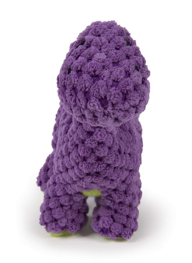 جو دوج لعبة الكلاب القطيفة ذات الصوت الصارخ من جودوج تشيكرز جاست فور مي ديناصورات بروتو، بتقنية حماية المضغ - أرجواني، حجم صغير - Image 4