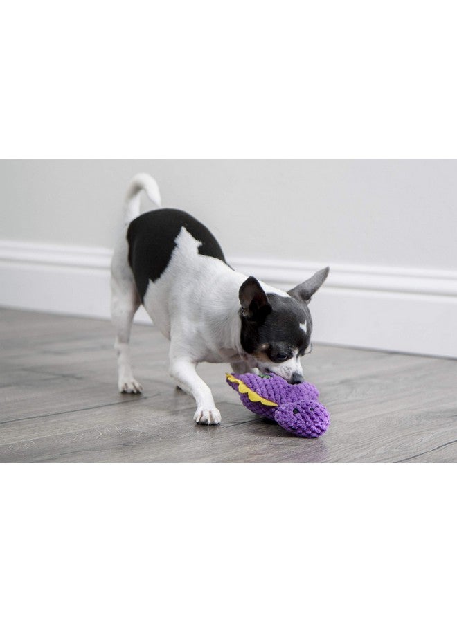 جو دوج لعبة الكلاب القطيفة ذات الصوت الصارخ من جودوج تشيكرز جاست فور مي ديناصورات بروتو، بتقنية حماية المضغ - أرجواني، حجم صغير - Image 5