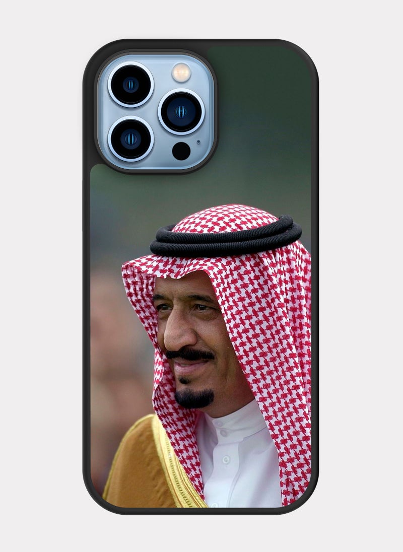 بكسلات كفر ايفون 13 برو ماكس الملك سلمان بن عبدالعزيز احمر اخضر - Image 1