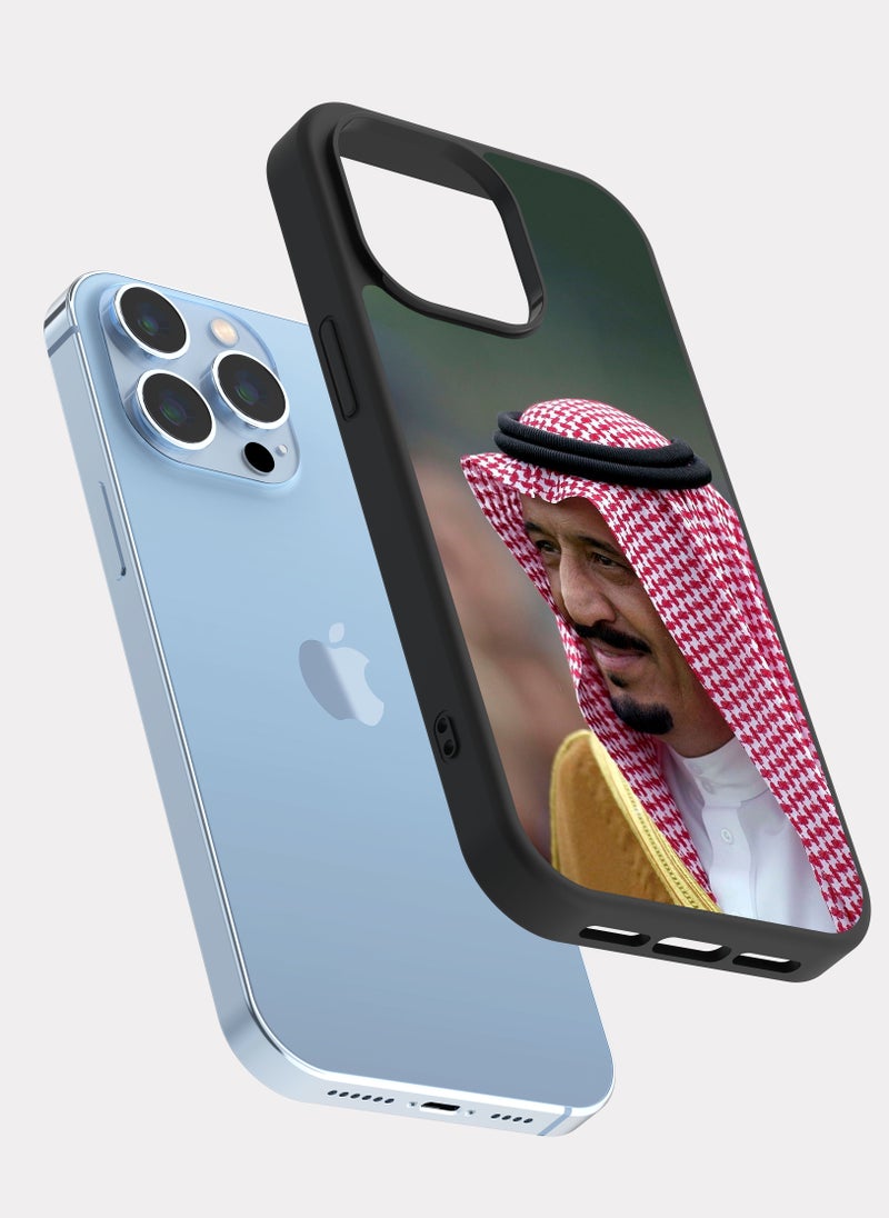 بكسلات كفر ايفون 13 برو ماكس الملك سلمان بن عبدالعزيز احمر اخضر - Image 2