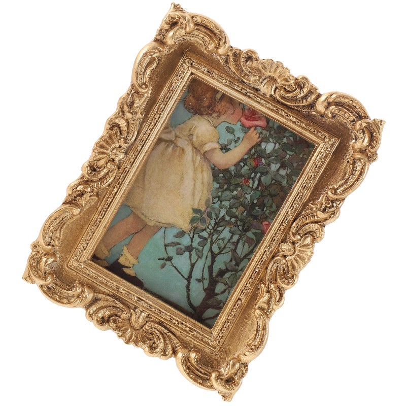 Vintage Picture Frame Antique Photo Frame Tabletop Display Picture Holder Home Ornament - Image 1