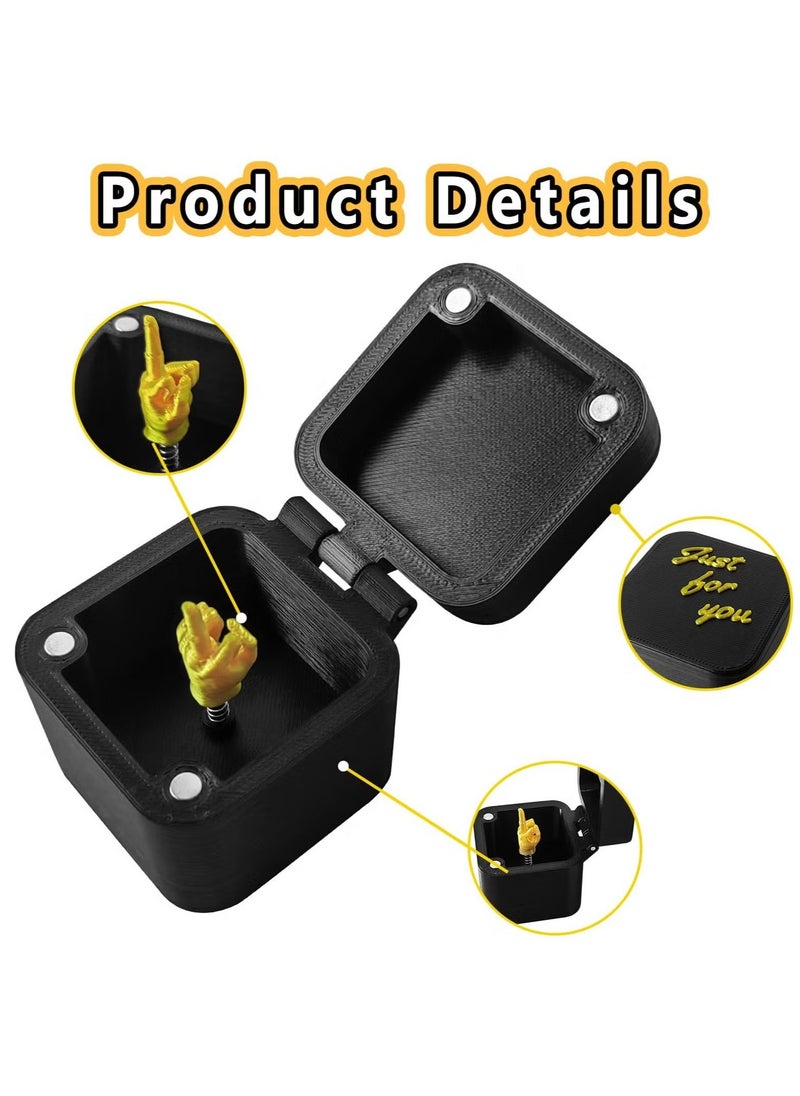 GMORO Playful Middle Finger in a Box, Middle Finger Surprise Gift Box,Secret Festival Gifts, Novelty Funny Gifts for Men Women  - Image 2