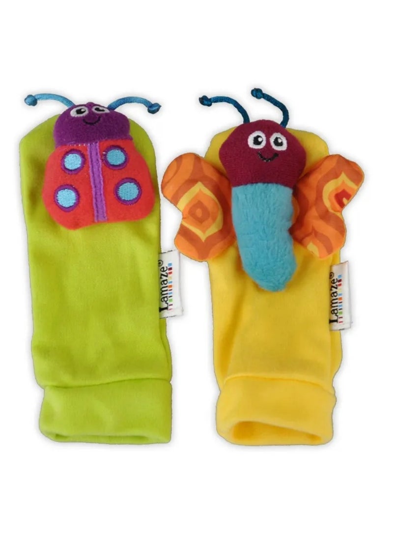 Lamaze Infant Socks and Wrist Rattles Toy Set 4 Pieces Baby Gift Everyday Wear for Newborn Toddlers - Image 5
