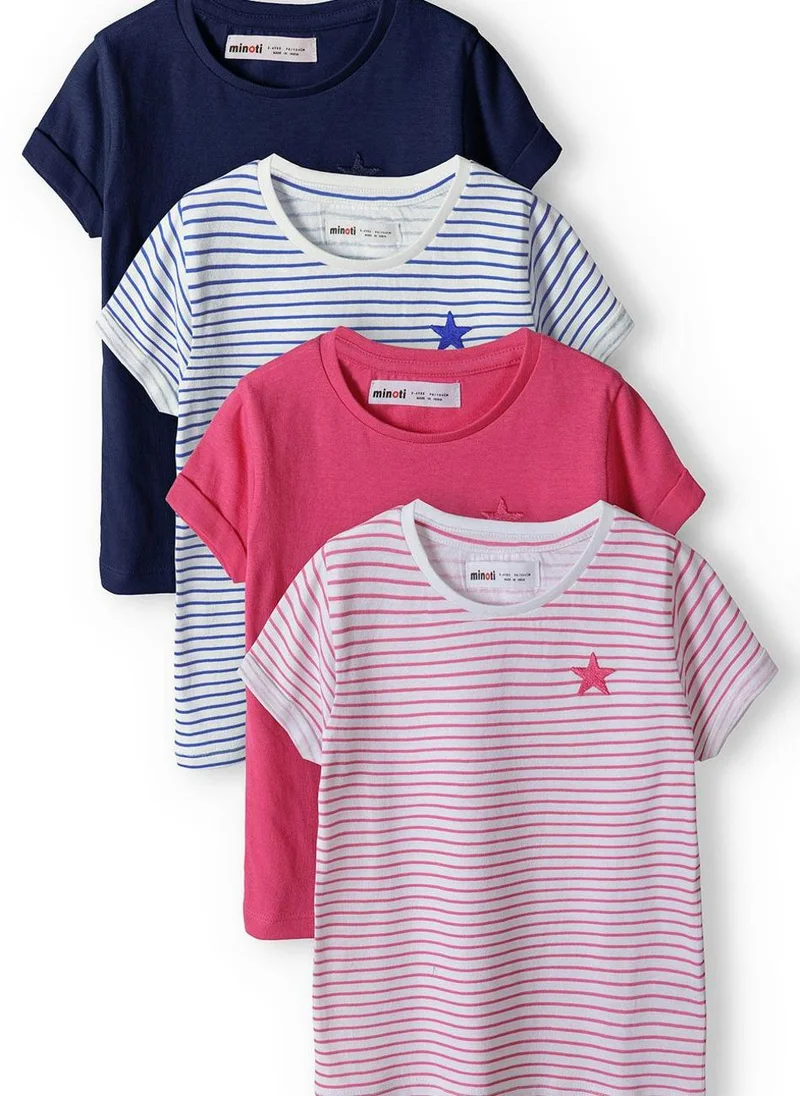 مينوتي Teen Girls 4-Pack T-Shirt