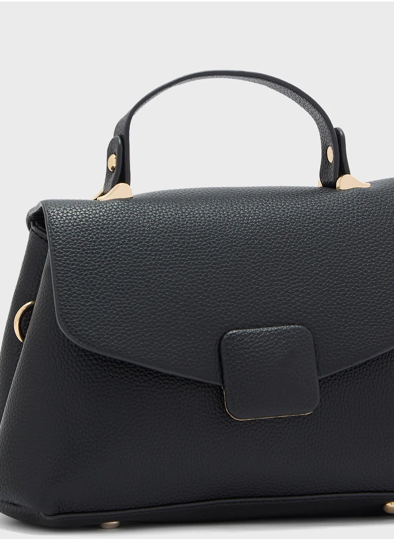 ايلا Minimalistic Square Top Handle Bag
