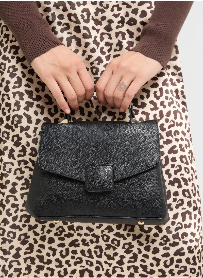 ايلا Minimalistic Square Top Handle Bag