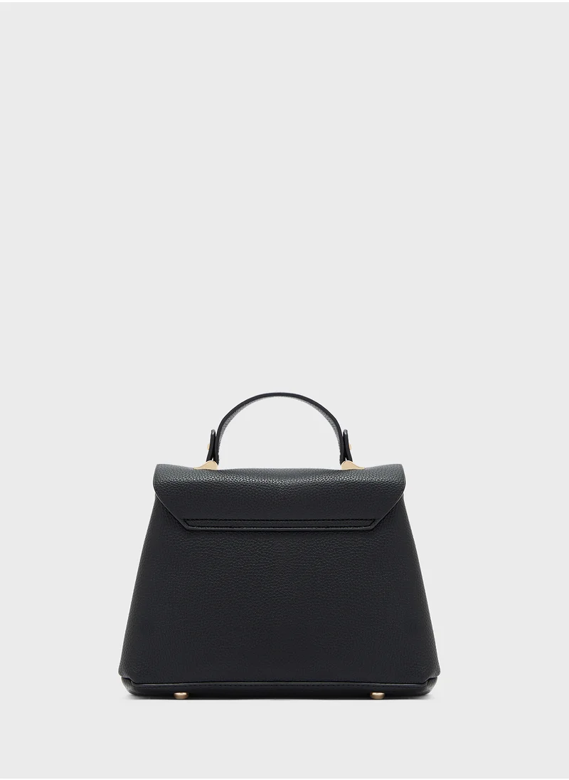 ايلا Minimalistic Square Top Handle Bag