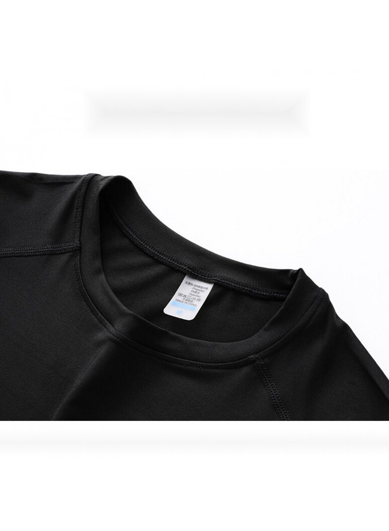 luluesses boy Quick-dry  Short sleeves  T-shirt  Breathable  sportswear  - Image 5