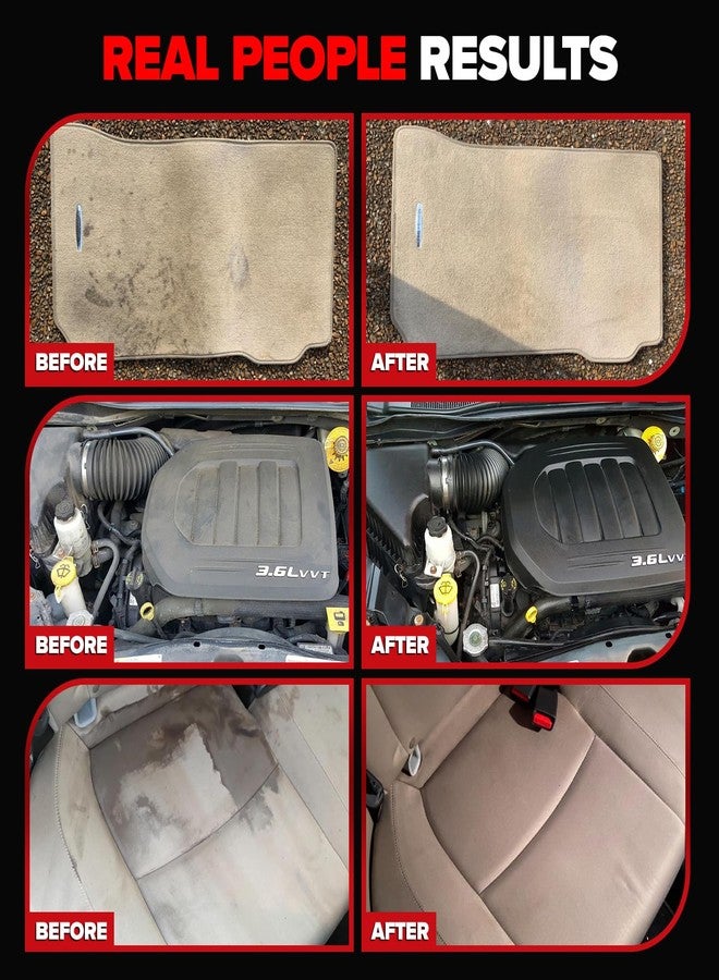 Carfidant Ultimate Interior Exterior Cleaner - The Ultimate Automotive All Purpose Cleaner for Cleaning Interior Carpet Upholstery Leather Vinyl Cloth Plastic Seats Trim Engine Mats Wheels - Kit - Image 4