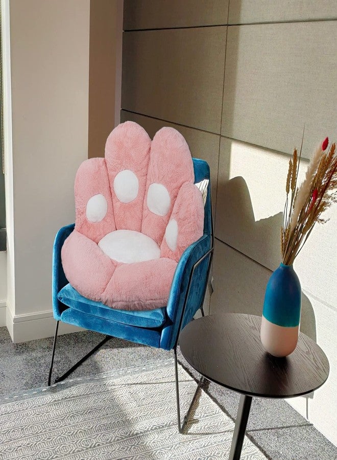 ELFJOY Cat Paw Cushion Comfy Plush Chair Cushions for Office Computer Gaming Chairs Soft Cute Floor Pillow for Dining Room Bedroom Decor (27.6" x 31.5" Pink) - Image 5