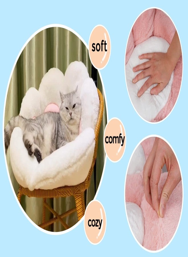 ELFJOY Cat Paw Cushion Comfy Plush Chair Cushions for Office Computer Gaming Chairs Soft Cute Floor Pillow for Dining Room Bedroom Decor (27.6" x 31.5" Pink) - Image 3