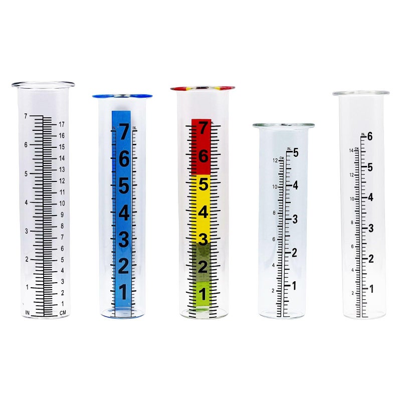 Rain Gauge 15 Inch Easy Read Outdoor Weather Tool Quick Installation for Garden - Image 3
