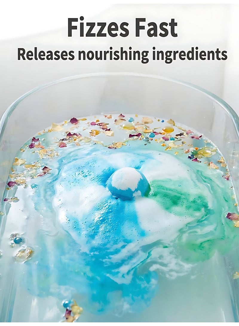 باث قنابل استحمام على شكل بيض عيد الفصح، قنابل استحمام غامضة بتصميم الأبراج للأولاد والبنات، عبوة من 6 قطع على شكل بيضة مع مفاجأة مخفية بداخلها، استحمام فقاعي بالعلاج بالروائح لتخفيف التوتر - Image 4