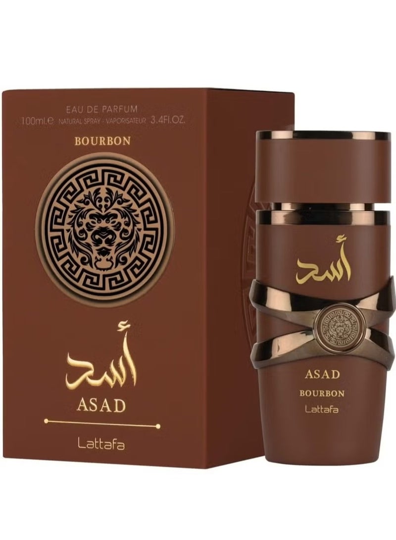 Latafa Asad Bourbon EDP 100 ml - Image 1