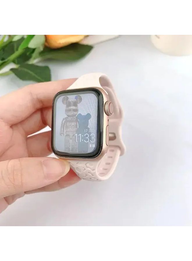 Slim Flexible Silicone Sport Band For Watch 38 40 41 42 Mm Khaki Color Waterproof - Image 5