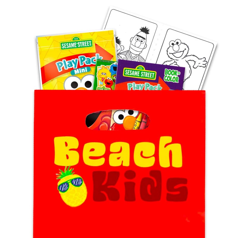 Bendon Elmo Mini Party Favors Set - Bundle with 24 Elmo Play Packs with Coloring Pages and More | Sesame Street Party Supplies - Image 3