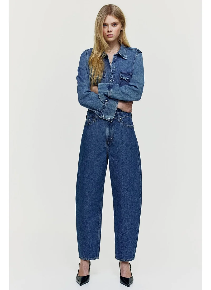 اتش اند ام Barrel High Jeans