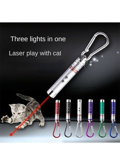 Generic 3 In1 Led Laser Pen Pointer Flashlight Torch Beam Keychain  - Image 4