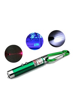Generic 3 In1 Led Laser Pen Pointer Flashlight Torch Beam Keychain  - Image 1
