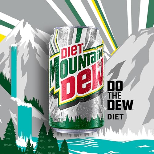Mountain Dew Diet Mountain Dew Soda, 12 Fl Oz Cans (Pack of 12) - Image 4