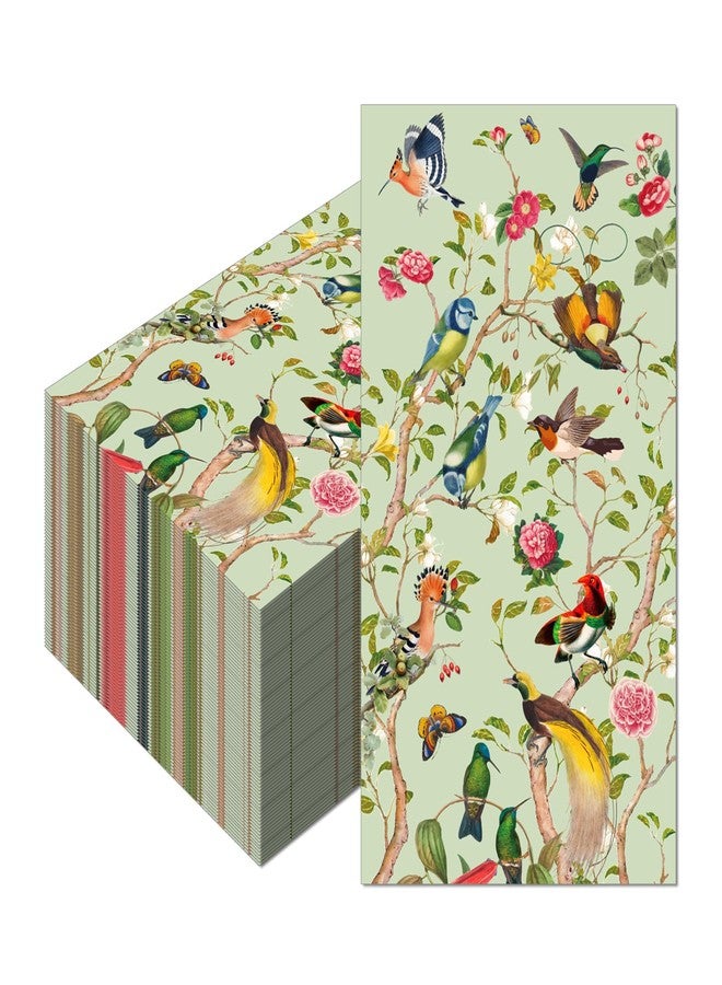 SmilerSmile 40pcs Floral Paper Napkins Watercolor Floral Guest Napkins Vintage Wild Flower Disposable Hand Towels Flower Decorative Paper for Bathroom Wedding Birthday Party/Birds - Image 1