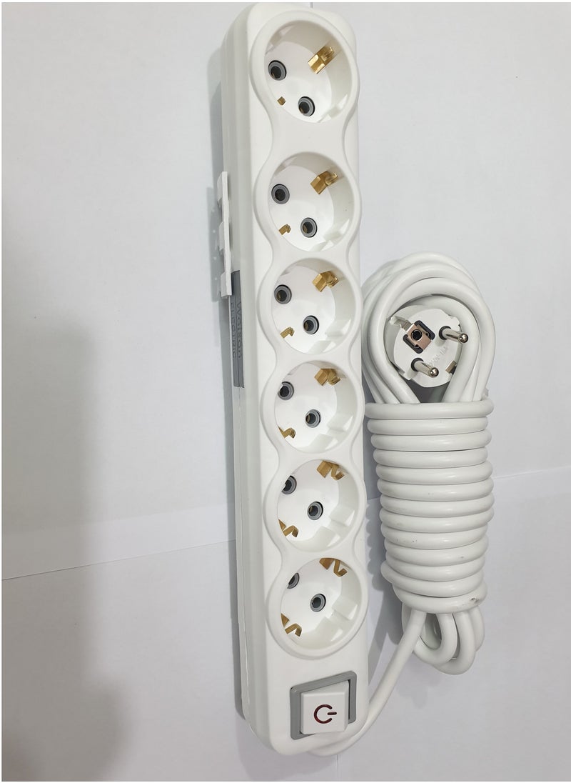 Generic Power Strip Joint 6 Sockets / 5 METER CABLE  - Image 1