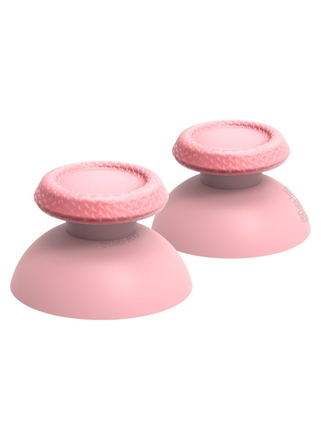 Suitable For PS5 Handle Mushroom Head (a Pair) PS5 3D Rocker Mushroom Head Joystick Key Accessories Repair-Product Color:Pink Pair  - Image 1