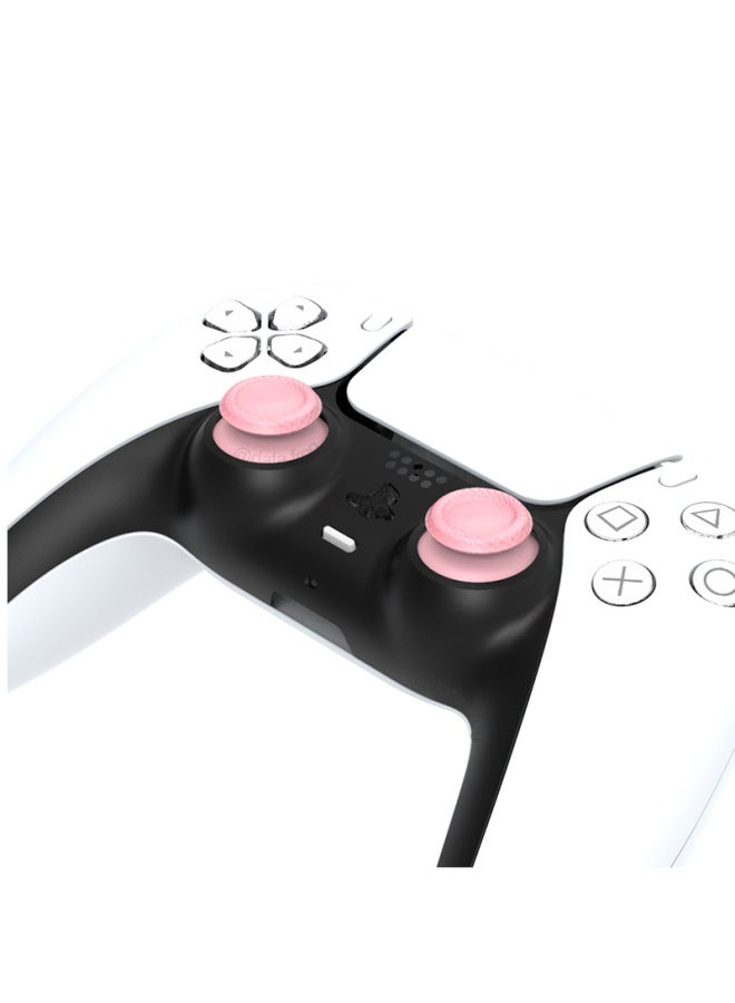Suitable For PS5 Handle Mushroom Head (a Pair) PS5 3D Rocker Mushroom Head Joystick Key Accessories Repair-Product Color:Pink Pair  - Image 4