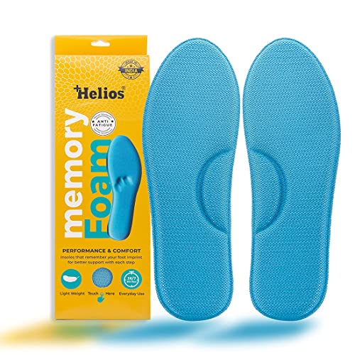 Helios Memory Foam for All Shoes Makes shoes Super Soft & Comfortable Memory Foam Insole (Men's, Men's(SIZE-7) Pack of 1) - Image 1
