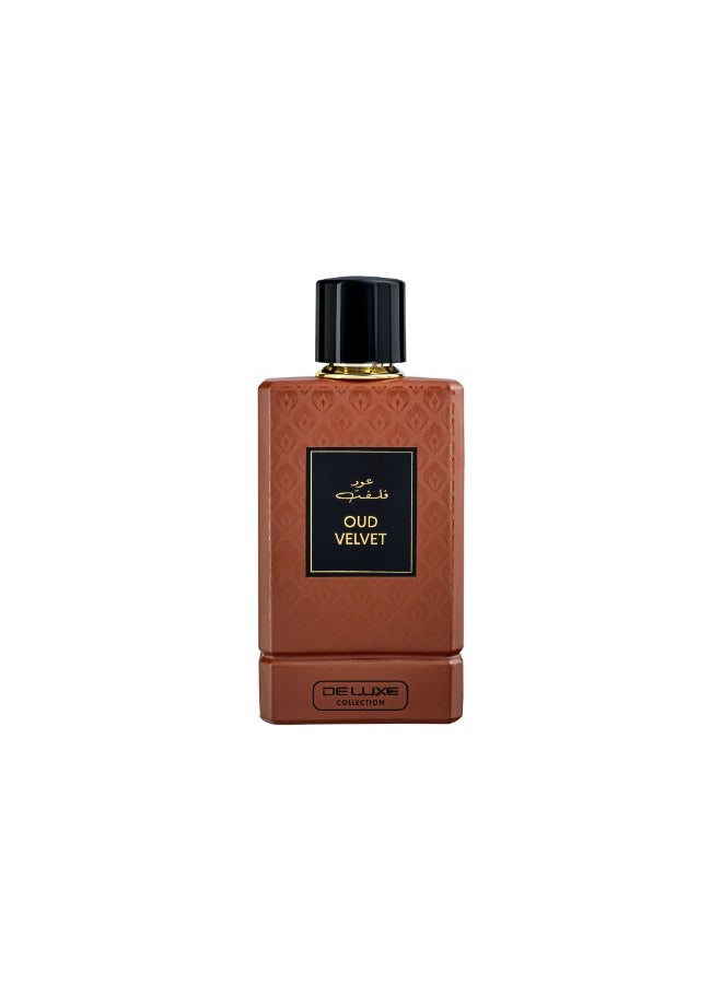 Hamidi Deluxe Collection Oud Velvet Eau de Parfum 100ml, 0% Alcohol, Woody & Sugar Vanilla Fragrance with Agarwood, Ameer Al Oud Inspired Oriental Perfume for Men & Women - Image 1