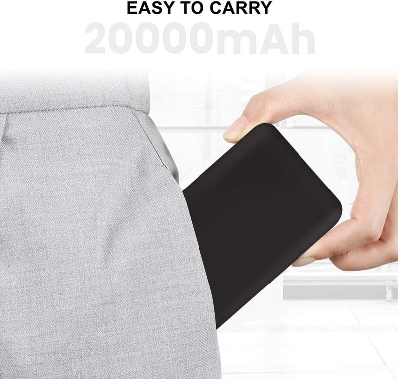 Trands تراندز باور بانك ثنائي USB مع تقنية باور IQ، 20000mAh - Image 3