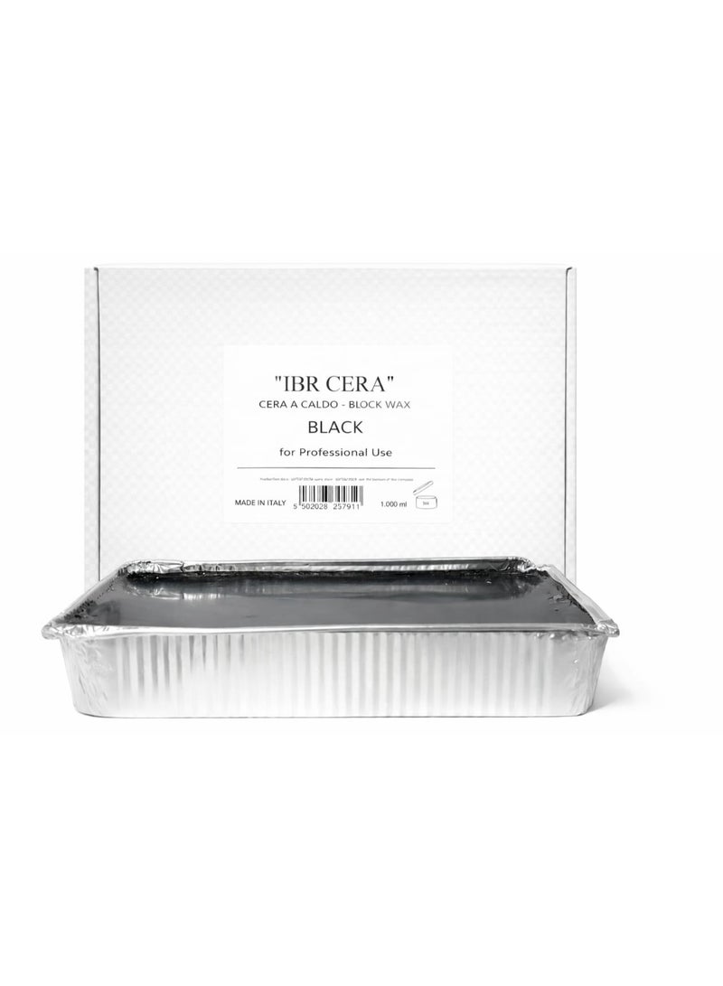 IBR CERA Black Hot Block Wax 1000 ml – Professional Hair Removal Wax