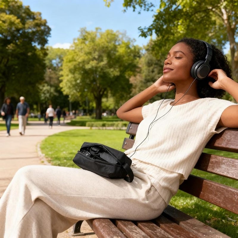 Camera Organizer Bag For Hiking With Shock Absorbing Interior Compact 7 87x2 76x2 76in - Image 5