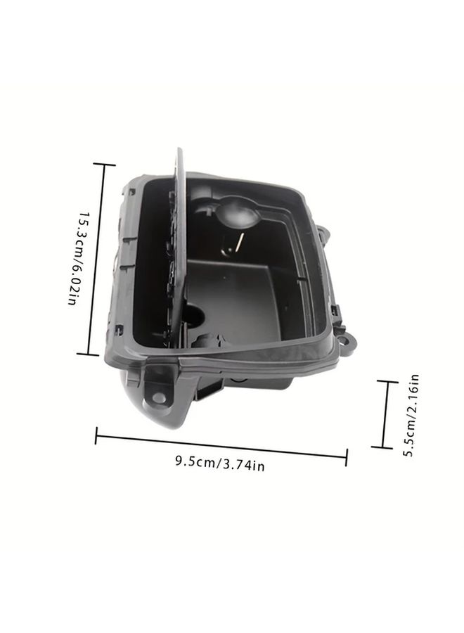 Black Car Center Console Ashtray Cover Replacement for 5 Series Interior Accessories - Image 2