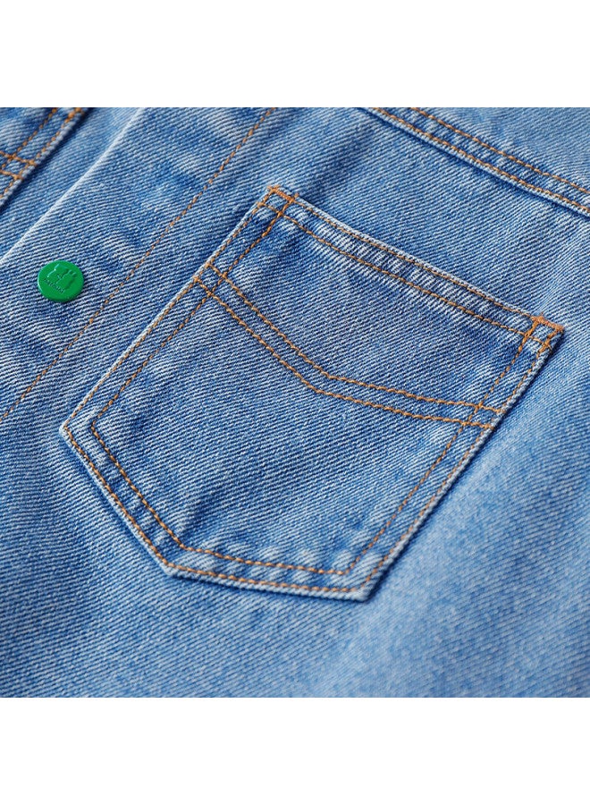 Mqdmini Children's Denim Vest, Boys And Girls Vest, Fashionable Cartoon Versatile Vest For Young And Older Children, Outer Wear Or Inner Layering Top For Going Out - Image 4