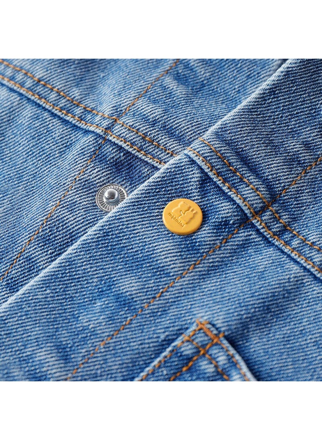 Mqdmini Children's Denim Vest, Boys And Girls Vest, Fashionable Cartoon Versatile Vest For Young And Older Children, Outer Wear Or Inner Layering Top For Going Out - Image 5