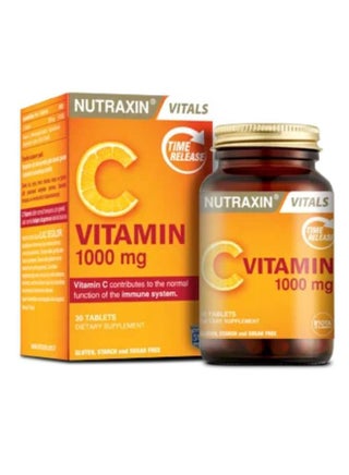 Nutraxin Vitals Vitamin C 1000mg 30 Tablets - pzsku/Z01B33EF537D44C71FDA0Z/45/1746220406/aaa1a33a-b794-4c1a-a202-8d6bdaad69b6