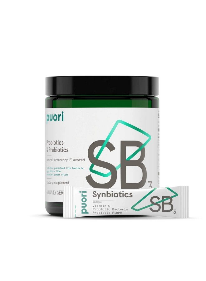 Puori Probiotics And Prebiotics Dietary Supplement 13 Billion Cfu X 30 Servings Support Immune And Digestive Health Fiber 4G Vitamin C 200Mg Sb3 Bifidobacterium Lactobacillus Fermentum - Image 2