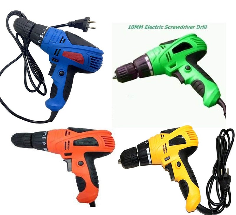 MLD Compact Screwdriver Cum Drill Machine with Reverse Forward and Torque Adjustment System 10mm Colours as per Availability - Image 5