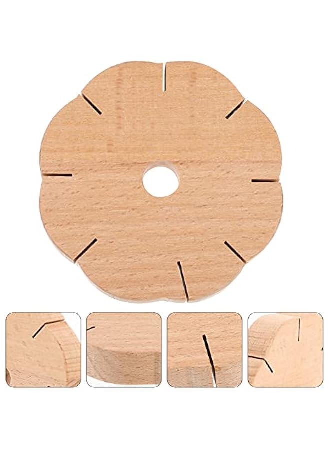 Generic Wooden Bracelet Knitter Tool Craft Rope Knitting Device for Handmade Bracelets Includes Crochet Accessories Ideal for Knitters and Crafters  - Image 2