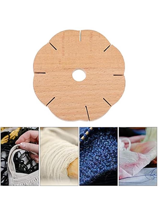 Generic Wooden Bracelet Knitter Tool Craft Rope Knitting Device for Handmade Bracelets Includes Crochet Accessories Ideal for Knitters and Crafters  - Image 5