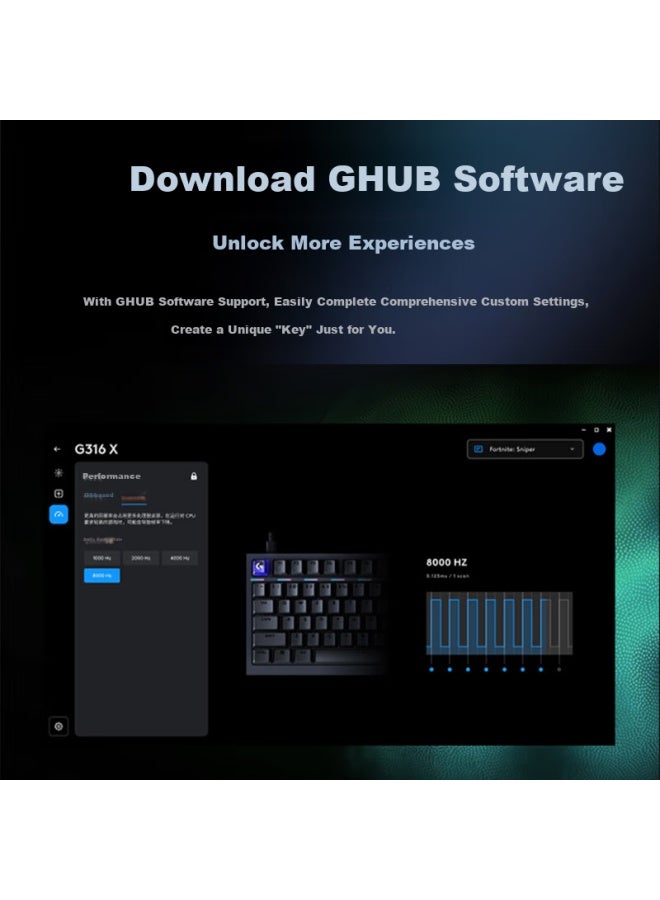 G G316x Mechanical Gaming Keyboard Wired 8k Rgb Hot-swappable Diy Custom 98-key Gift Box G316x Cloud Tour Gift Box - L Switch - Image 4