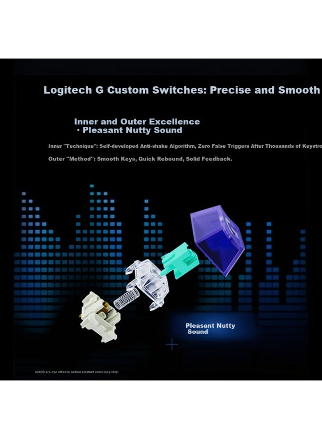 G G316x Mechanical Gaming Keyboard Wired 8k Rgb Hot-swappable Diy Custom 98-key Gift Box G316x Cloud Tour Gift Box - L Switch - Image 3
