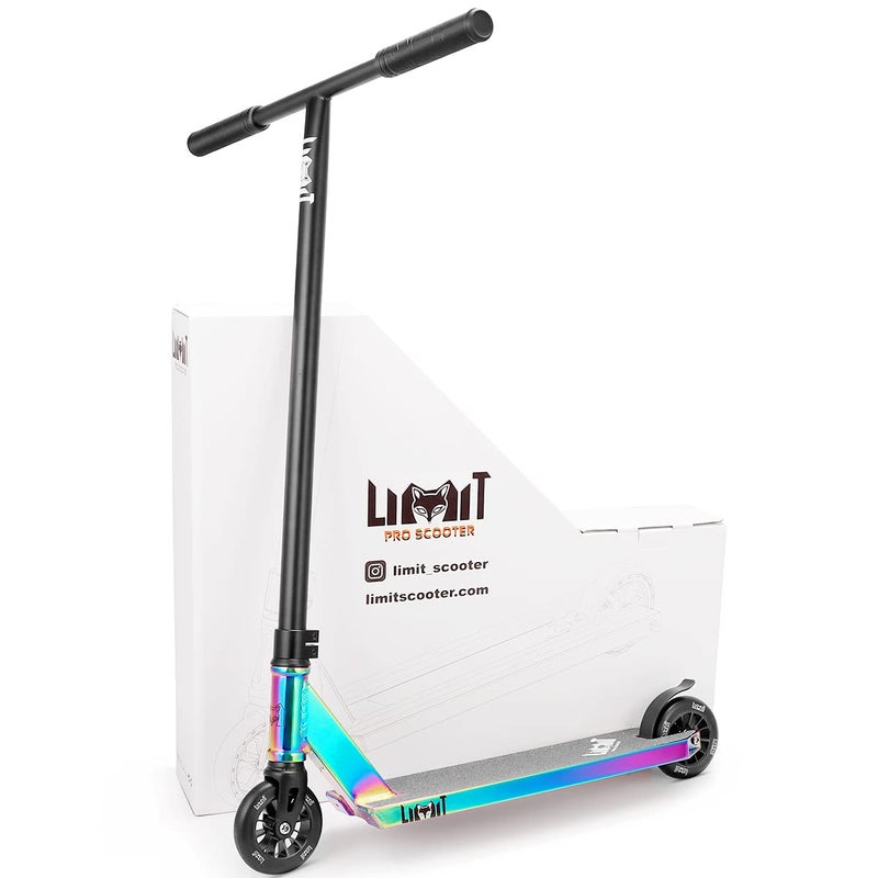 Limit LMT69 Professional Scooter-Trick Scooter-Intermediate Beginner Stunt Scooter Suitable - Children, Teenagers Adults 8 Years Old Above(Black Color) - Image 1