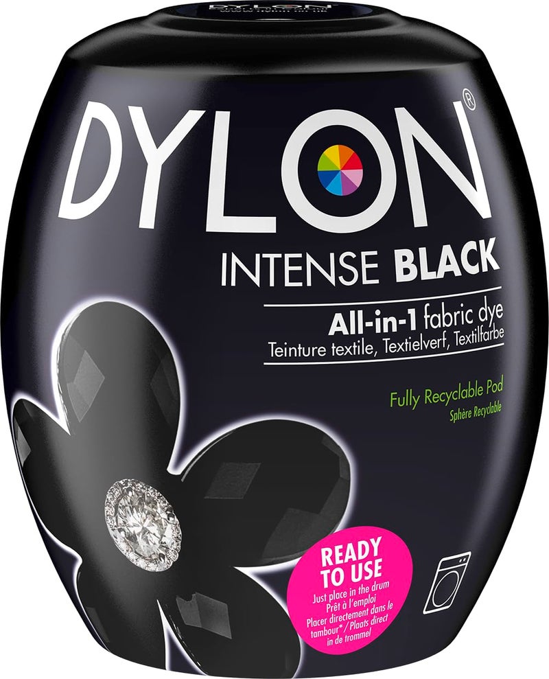 Dylon Machine Dye Pod, Intense Black, 350G - Image 1