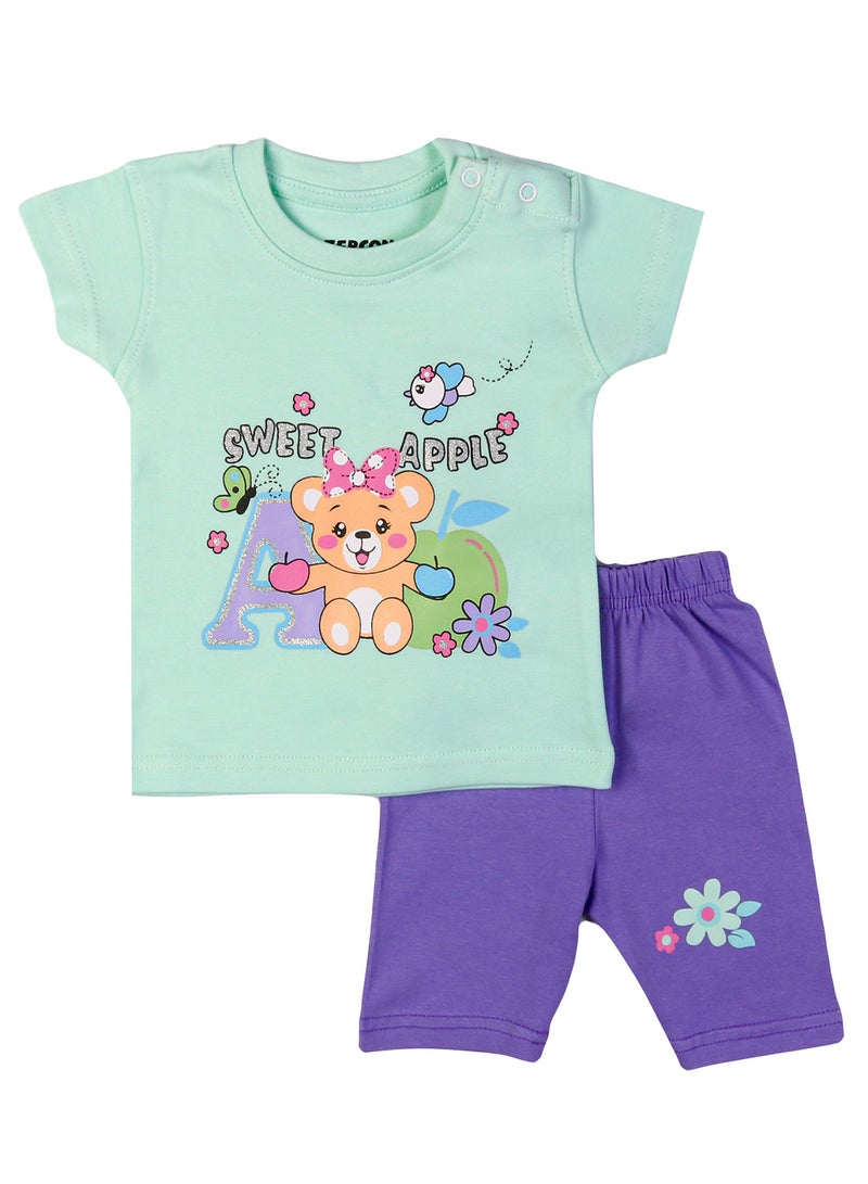 زيركون بيجامة بناتي صيفي - Image 1