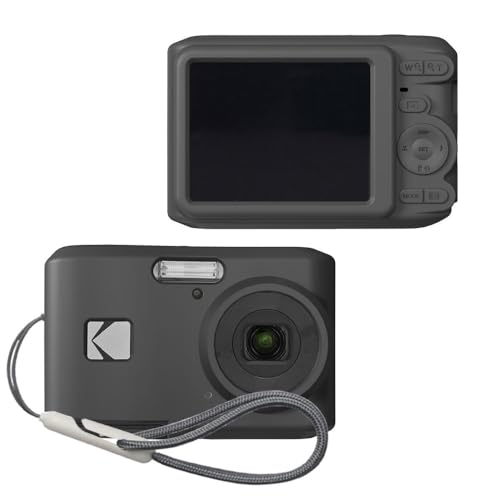 Tedubax Case for Kodak PIXPRO FZ45 - Soft Silicone Slim Fit Lightweight Protective Case - Black - Image 1
