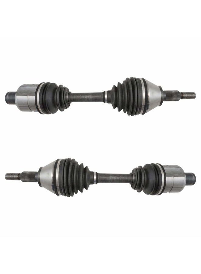 TRQ New Front CV C/V Axle Drive Shaft Assembly 2 Piece Pair Set for 2012-2017 Dodge Ram 1500 4WD 4x4 Truck - Image 3