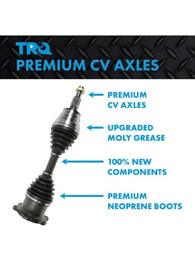 TRQ New Front CV C/V Axle Drive Shaft Assembly 2 Piece Pair Set for 2012-2017 Dodge Ram 1500 4WD 4x4 Truck - Image 5